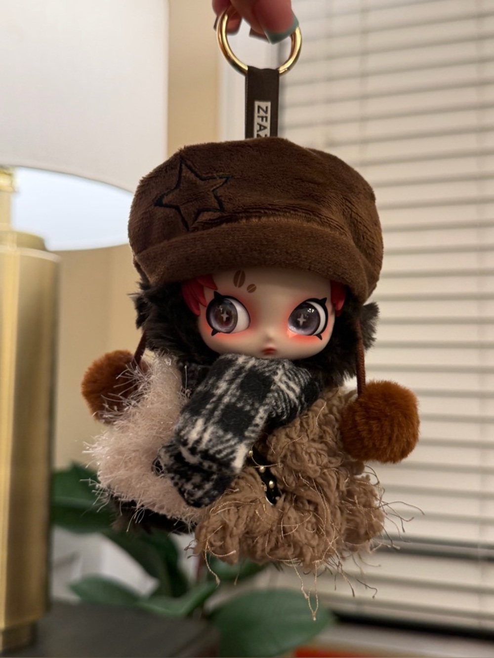 NIB Owen street youngster ‘Barista.’ 
Skullpanda like doll, dual (moving) eyes